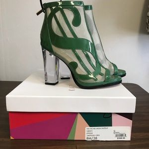 Katy Perry The Richie-Mesh Patent Green